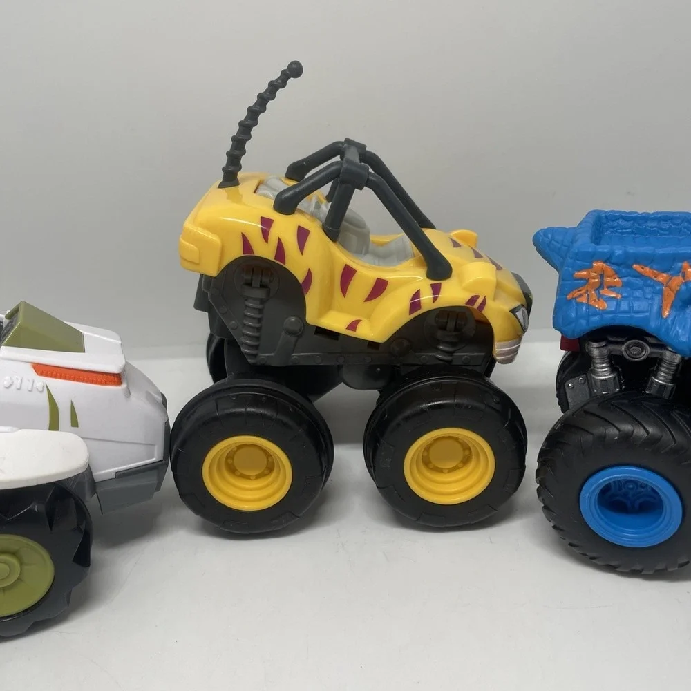 Lot Of 3 Toys Slam And Go Push Truck Toy Car Used